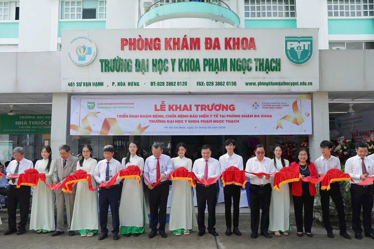 PHÒNG KHÁM ĐA KHOA TRƯỜNG ĐHYK PNT BẮT ĐẦU TIẾP NHẬN ĐĂNG KÝ KHÁM, CHỮA BỆNH BẢO HIỂM Y TẾ TỪ THỨ 4 NGÀY 01/4/2026